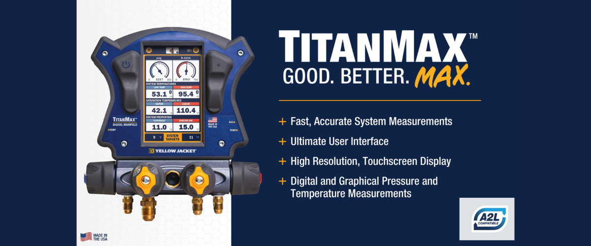Yellow Jacket TITANMAX Digital Manifold